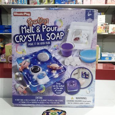 DIY Sparkling Melt & Pour Crystal Soap Kit
